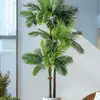 Palmera Areca Artificial Grande de Lujo de Gama Alta, Planta Verde, Árbol Falso, Planta de Bambú Cola de Fénix para Decoración de Paisajismo Tropical de Interiores