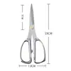 Tijeras de Aleación de Oro para Uso Industrial, Civil, de Boda, Doméstico, de Cocina, Tijeras de Acero Inoxidable al por Mayor, Corte Manual, Corte de Papel