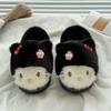 Pantuflas de Algodón para Niñas, Nuevas Pantuflas de Invierno para Interiores, Calientes, de Felpa Espesa para Niños Pequeños con Talón Cerrado
