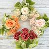 Mei Yue 7 cabeça 5 rosa flor artificial decoração casa paisagismo flor artificial cenário de casamento rosa