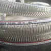 Fornecimento de fábrica mangueira de arame de aço de PVC tubo de plástico reforçado com arame de aço transparente de PVC tubo de fornecimento e drenagem de água de plástico 2 polegadas 110