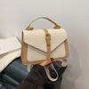 Bolso de Hombro Tejido de Alta Calidad para Mujer 2026 Nuevo Principios de Primavera Retro Pequeño Cuadrado para Hombro Cruzado Bolso de Mano para Mujer