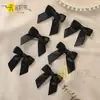 Lazo de Punto 1.5cm Satín de Poliéster con Accesorios de Lazo Decoraciones Hechas a Mano DIY Broche Lazo