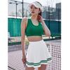 Saia lápis esportiva nova para Primavera e Verão com forro e calça de segurança saia de golfe cor sólida tendência estilo ins saia de tênis