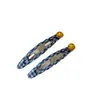 Pinza para el Cabello de Tela a Cuadros con Piedras de Azúcar y Diamantes de Imitación, Pinza para el Flequillo, Pinza BB, Pinza Lateral, Elegante Accesorio para el Cabello de la Frente para Mujeres