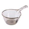 Opcional multicolor casero transparente de plástico cuchara de agua cocina se puede colgar transparente de plástico cuchara de agua engrosada con pico de plástico cuchara de agua