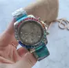 2019 Novo best-seller AliExpress best-seller relógio 6 ponteiros segundos correndo quartzo pulseira de aço relógio de moda fornecimento WeChat