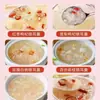 Sopa de Tremella Liofilizada, Lista para Comer, Desayuno Sin Cocinar, Nido de Pájaro, Dátiles Rojos, Bayas de Goji, Semillas de Loto, Comida Nutricional Instantánea Nutritiva de Reemplazo
