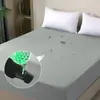 Vendas Diretas de Fábrica Amazon Transfronteiriças Cor Sólida TPU Impermeável à Prova de Urina Lençol de Cama Capa de Colchão Roupa de Cama Amiga da Pele
