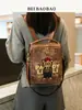 Fábrica de Bolsas North Venda Direta: Nova Bolsa de Mão e Mochila Color Block para Viajantes Transfronteiriços, Mochila de Desenho Animado de Grande Capacidade para Mulheres