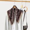 Bufanda de Seda Moderna y Versátil para Mujer 2025 Nueva Primavera y Otoño Algodón y Lino Bufanda Cuadrada de Alta Gama Decoración para el Cuello para Combinar con Camisas y Gabardinas
