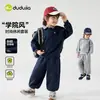 Celebrando el Día Nacional 1 Pieza 10% de descuento Colección de Conjuntos Conjunto Infantil Dudu Sudadera y Pantalones de Otoño para Niños