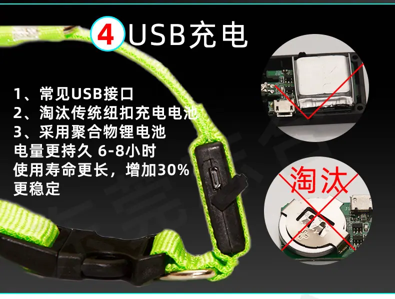 狗脖圈发光