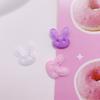 Tela ultrasónica felpa conejo diy accesorios hechos a mano accesorios para el cabello de niños pasador materiales decorativos venta al por mayor