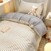 Juego de Algodón de Cuatro Piezas 2024 Nuevo Algodón Puro Cama Sábanas Cubre Edredón Cama Dormitorio Estudiantil Sábanas Juego de Tres Piezas