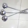 Colher de pratos aço inoxidável cozinha alongada cabo totalmente em aço colher para refogar tamanho grande vendendo mesa colher de sopa concha de sopa colher de prato