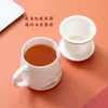 Taza de cerámica, recuerdo político de cumpleaños para miembro del partido, regalo de rama del partido del 1 de julio, vaso de agua para evento o reunión temática roja