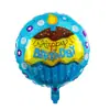 Balão de aniversário balão de alumínio de 18 polegadas feliz aniversário feliz aniversário Balão decoração de aniversário
