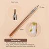 Set de Brochas Profesionales para Uñas Limegirl Herramientas Transfronterizas para Uñas Artísticas 9 Piezas Color Té Japonés Dibujo Lineal Gradiente