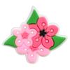 Nueva serie Sakura de zapatos con flores, hebillas decorativas de PVC, goma suave, accesorios decorativos personalizados, adornos para zapatos.