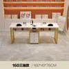 Mesa para Nail Art com Cadeiras, Estação de Unhas Simples e Moderna Individual/Dupla, Móveis Populares para Salão de Unhas, Mesa de Unhas