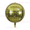 Bola de discoteca tridimensional 4D transfronteriza, láser a color, para cumpleaños, bodas, decoración con globos de película de aluminio