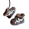 Zapatos de Entrenamiento Gruesos Forrados de Felpa de Caña Alta para Niños Estilo Nuevo Invierno 2025 Zapatos de Tabla Suela Suave Súper Antideslizante Botas de Nieve Cálidas