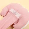 Almohada de Soporte para el Vientre de Mujeres Embarazadas, Almohada Lateral en Forma de U para Protección de la Cintura, Almohada de Soporte para el Vientre para Lactancia Postparto, Dormir Embarazada Durante el Embarazo, Almohada de Partición Científica