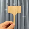Etiqueta de Jardinería Bambú Madera Letrero de Suelo Señal de Planta Etiqueta de Flor Marcador de Plántula Suculenta Etiqueta en Forma de T