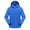 Jaqueta corta-vento impermeável com capuz de algodão e plumas, direto da fábrica, vestuário de trabalho, outerwear, estampa de logotipo personalizada