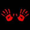 Adesivos de Carro para Comércio Exterior Adesivos Personalizados Impressão de Palma Espelho Retrovisor Espelho do Carro Decalque Decorativo Adesivos Criativos para Carro