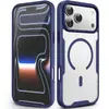 Venta al por mayor de fábrica adecuada para funda de teléfono Apple 17 Pro Max, funda transparente magnética simple anti-caídas para iPhone 16/15