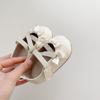 Zapatos de Primavera para Bebé Niña Estilo Western Suela Blanda Zapatos para Bebé con Lazo Zapatos para Niño Pequeño Antideslizantes Zapatos Únicos de PU para Salir para Niñas