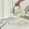 Copo de Água de Luxo Leve Conjunto Doméstico Bule de Água Fria Bule Resistente a Altas Temperaturas Xícara de Chá Hospitalidade Copo de Vidro Simples Conjunto de Chá para Beber Água