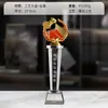 Bádminton Tenis Metal Cristal Resina Chapado en Oro Trofeo Personalizado Oro y Plata Bronce Juegos Competición Deportiva