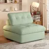 Sofá Perezoso que se puede usar para recostarse y dormir, Sofá modular, Sillón individual, Sofá pequeño para apartamentos pequeños, Sala de estar, Dormitorio, Sofá pequeño cuadrado, Tatami