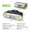 Lâmpada de parede solar transfronteiriça 126 LEDs indução do corpo humano exterior à prova d'água lâmpada de jardim luz noturna de villa luz de garagem