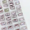 Venta al por mayor arte de uñas punta diamante de cristal 5T rectangular ángulo recto cristal grande azúcar 10*14 rojo neto explosiones adornos de diamante para uñas
