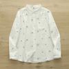 Camisa Casual de Moda Versátil Estampada para Mujer, Manga Larga Adelgazante Holgada de Algodón, Primavera y Otoño 2026