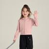 [Gran Venta Especial] Sudadera con Capucha de Moda Infantil 2025 Primavera Nuevos Tops Cortos para Niñas Top Casual Tendencia