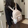Mochila Feminina de Viagem Leve Grande Capacidade Mochila de Viagem Alunos do Ensino Fundamental e Médio Alunas Bolsa Escolar Bolsa para Dor nas Duas Costas