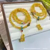 Pulsera Multicadena de Jade de Cuarzo Simple Versátil Unisex Fuente de Transmisión en Vivo Mayorista Pulsera de Juego Cultural China Nueva