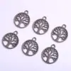 Venta Caliente Transfronteriza Joyería de Aleación Árbol de la Vida Accesorios Materiales para Pulsera Collar Pendiente DIY Fabricante Mayorista