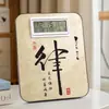 Despertador para estudiantes, decoración de escritorio inspiradora, regalo para el día del estudiante, adorno de reloj de escritorio, tablero de fotos, aprender es muy difícil para los niños