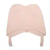 Chapéu de Lã para Outono e Inverno, Chapéu de Tricô Super Fofo Estilo Gato com Tiras, Versátil, Quente, Chapéu Protetor de Orelhas, Atacado Personalizado