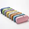Bolsa de papelería para estudiantes de estilo coreano, minimalista, de color sólido, para hombres y mujeres, estuche para lápices, se puede imprimir logo/anuncio