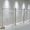 Estilos Selecionados de Expositores de Aço Inoxidável para Varas de Cabide para Roupas de Closet Feminino Venda por Atacado Prateleiras para Lojas de Roupas Femininas Loja de Roupas de Parede