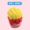 Boneca silicone desenho animado fofa apontador de lápis crianças alunos do ensino fundamental apontador de lápis portátil mini apontador de lápis pêndulo de mesa