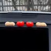 Las cosas buenas suceden en el Año Nuevo Adornos para Coche Tablero Personalizados Dibujos Animados Caqui Cacahuete Pantalla de Visualización del Coche Pegatinas Decorativas
