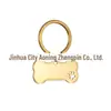 Direto da fábrica de aço titânio pequeno osso aço inoxidável tag tag dog tag tag gato DIY lettering pet etiqueta anti-perda